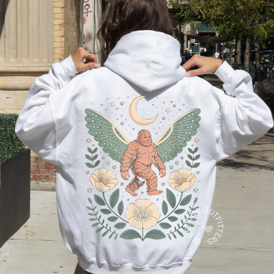 Winged Bigfoot Gildan Hoodie
