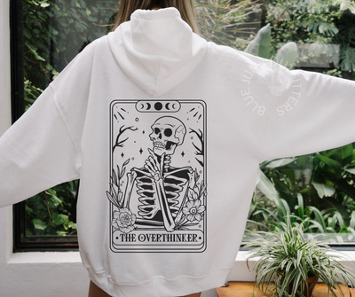 The Overthinker Skellie Tarot | Witchy Unisex Hoodie