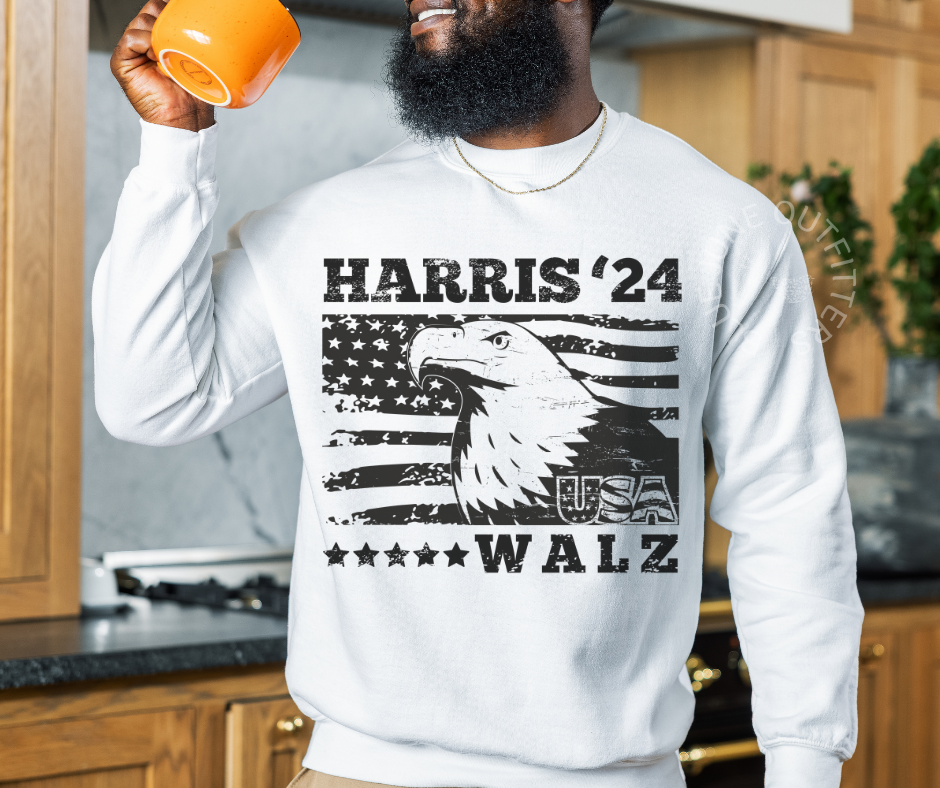 Harris Walz 2024 | Unisex Crewneck Sweatshirt