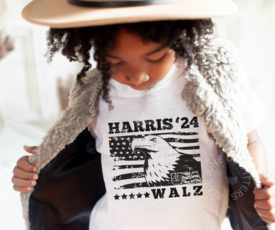 HARRIS WALZ 2024 | TODDLER PATRIOTIC TEE