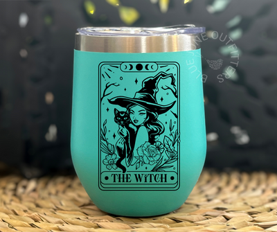 The Witch Tarot | Stainless Steel Wine Tumbler