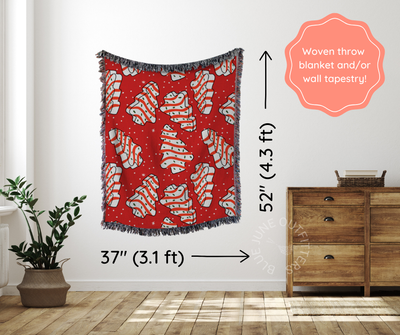 Trendy Christmas Cookies Woven Throw Blanket