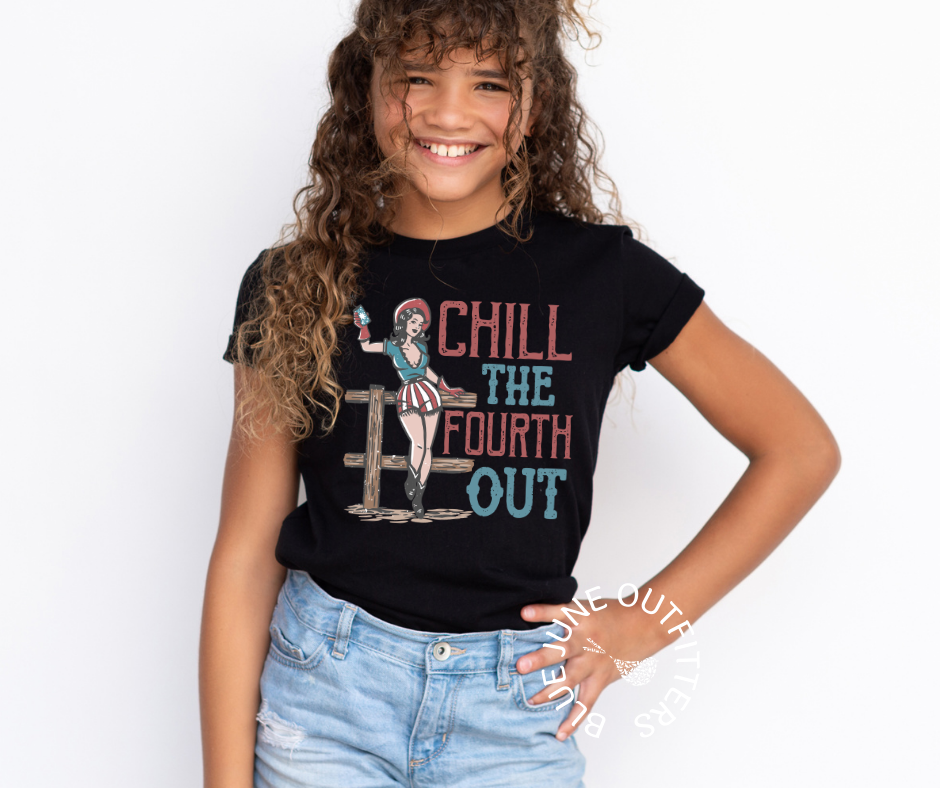 Chill The Fourth Out | Funny Youth Fourth of July Tee