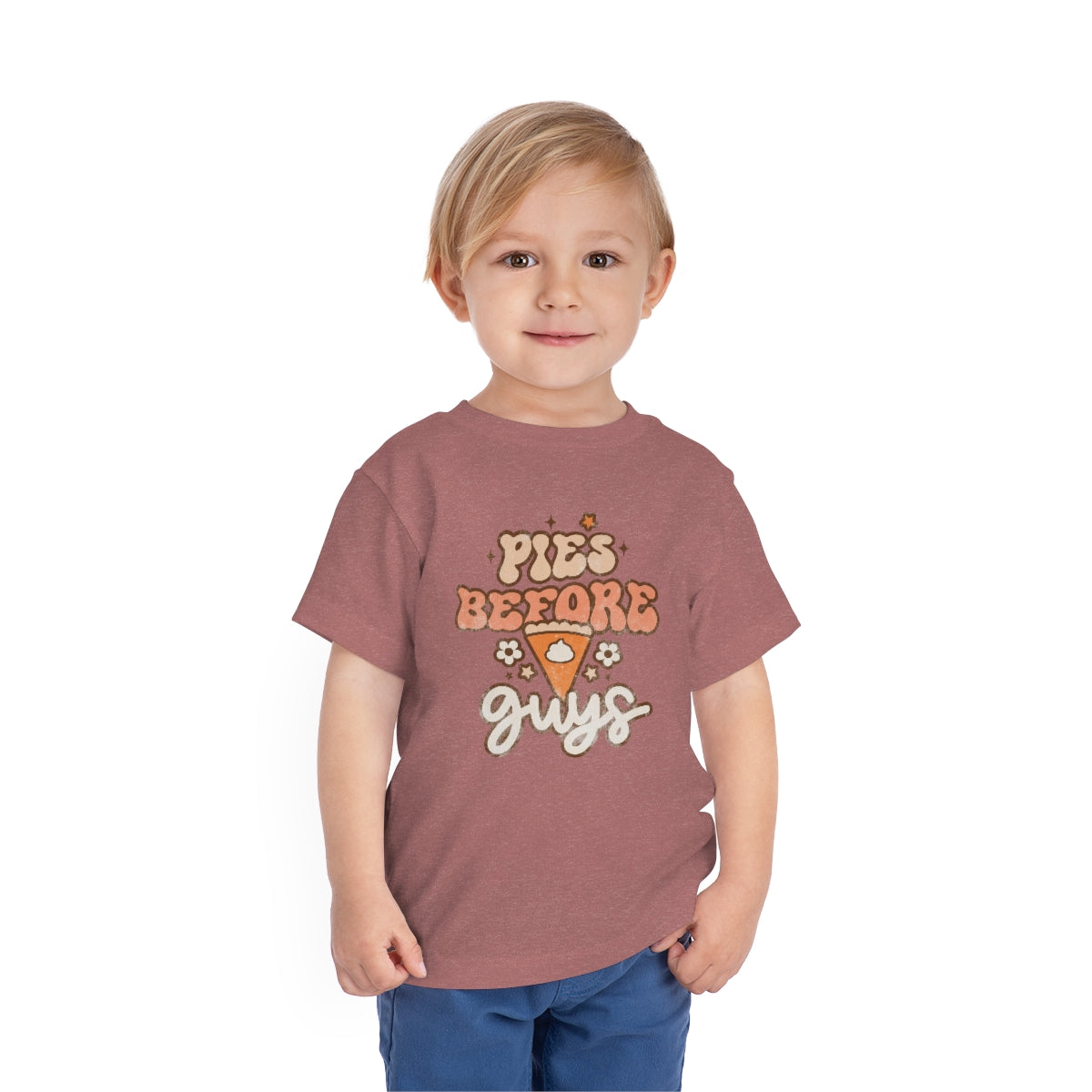 Pies Before Guys | Toddler Retro Thanksgiving Tee