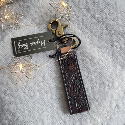 Rustic Bohemian Gift Box | Tassel Earrings, Necklace & Keychain
