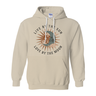 Live By The Sun, Love By The Moon | Premium Quality Unisex Hoodie