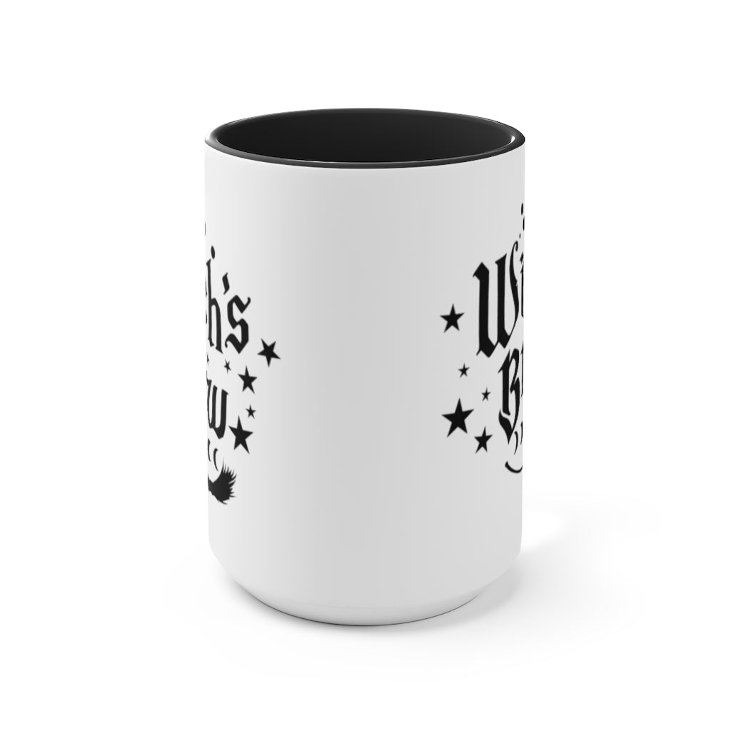 Side view of the mug to display that the artwork is printed on both sides. 