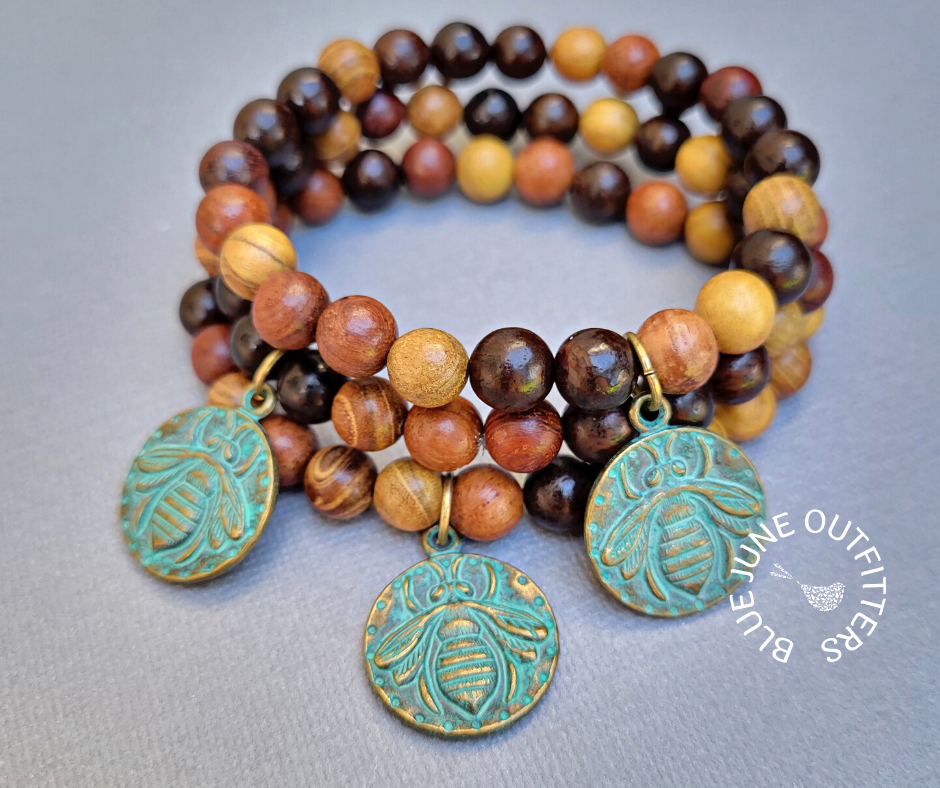 Queen Bee Boho Beaded Bracelet