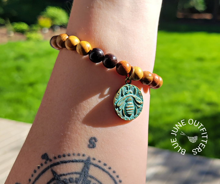 Queen Bee Boho Beaded Bracelet