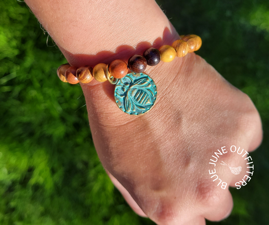 Queen Bee Boho Beaded Bracelet