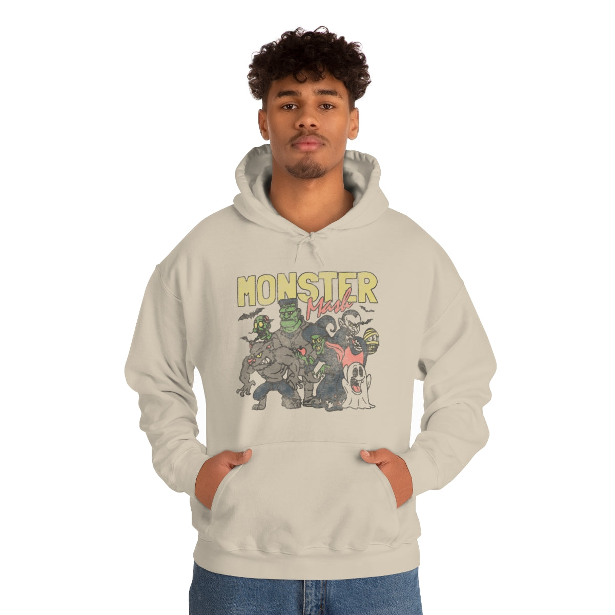 Retro Monster Mash | Unisex Halloween Hoodie