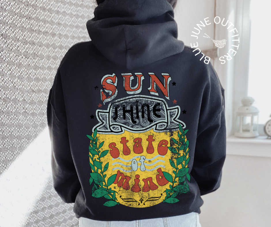 Sunshine State of Mind | Boho Hooded Sweatshirt