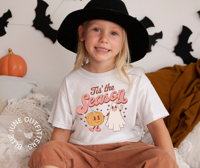 'Tis The Season |Toddler Retro Halloween Tee