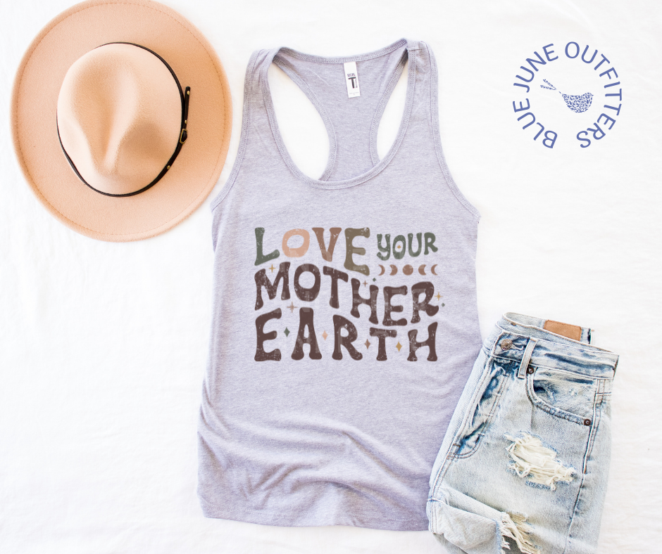 Love Your Mother Earth | Women's Boho Tank Top