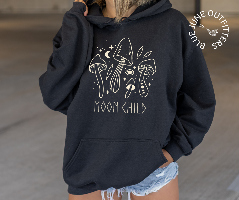Moon Child | Celestial Unisex Hooded Sweatshirt