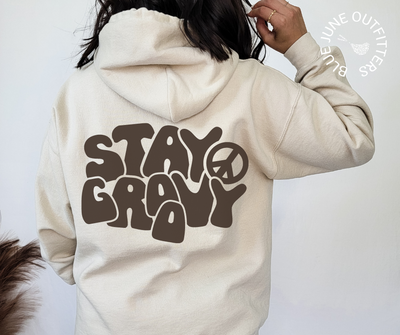 Stay Groovy | Retro Hippie Hoodie