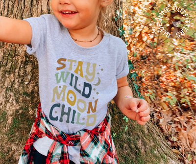 Stay Wild Moon Child | Hippie Toddler Tee
