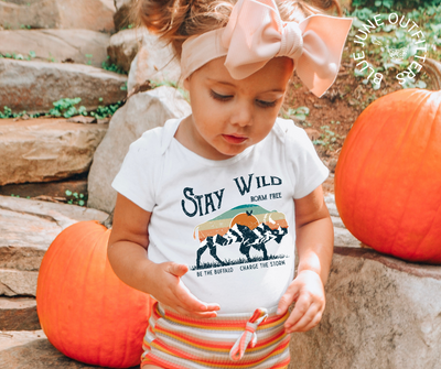 Stay Wild | Trendy Baby Bodysuit