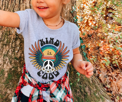 Kind Is Cool | Retro Toddler Tee