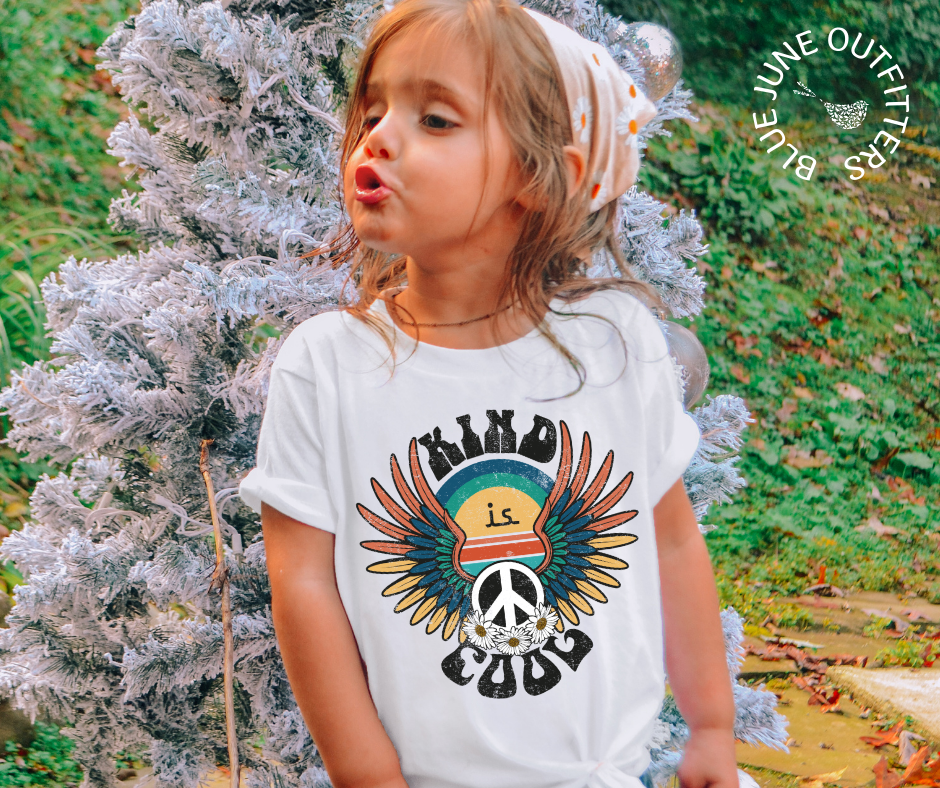 Kind Is Cool | Retro Toddler Tee