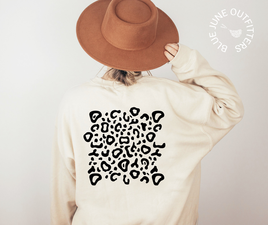 Leopard Print Cozy Sweatshirt