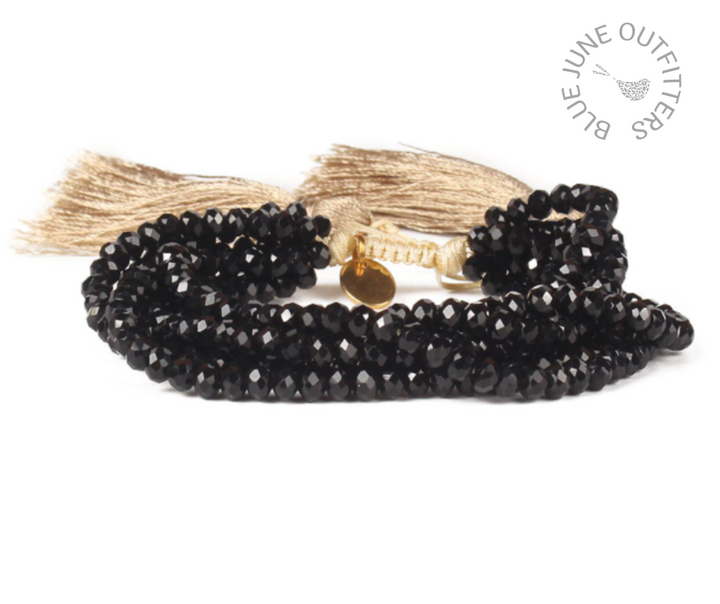 Bohemian Beaded Tassel Bracelet