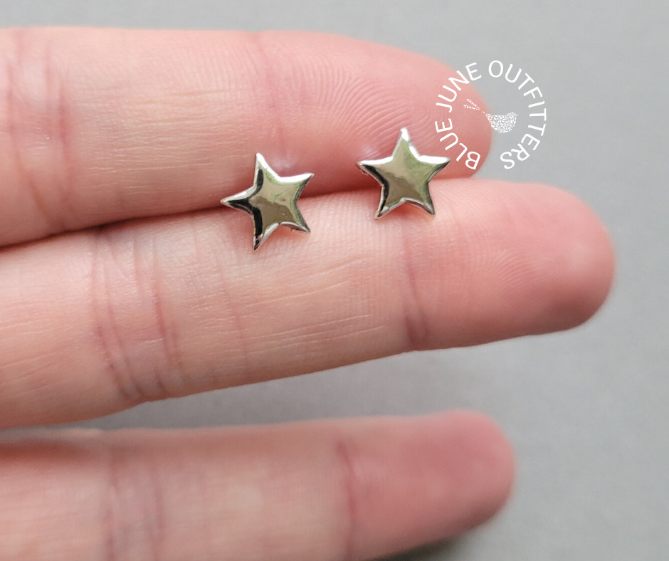Minimalist Star Stud Earrings