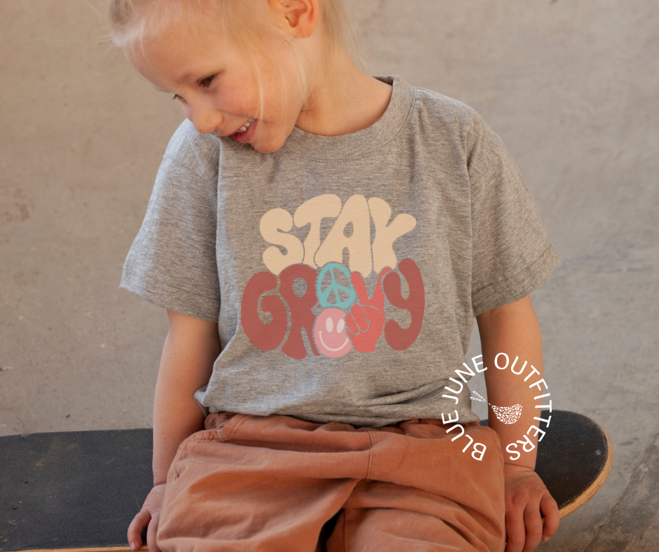 Stay Groovy Boho Toddler Tee