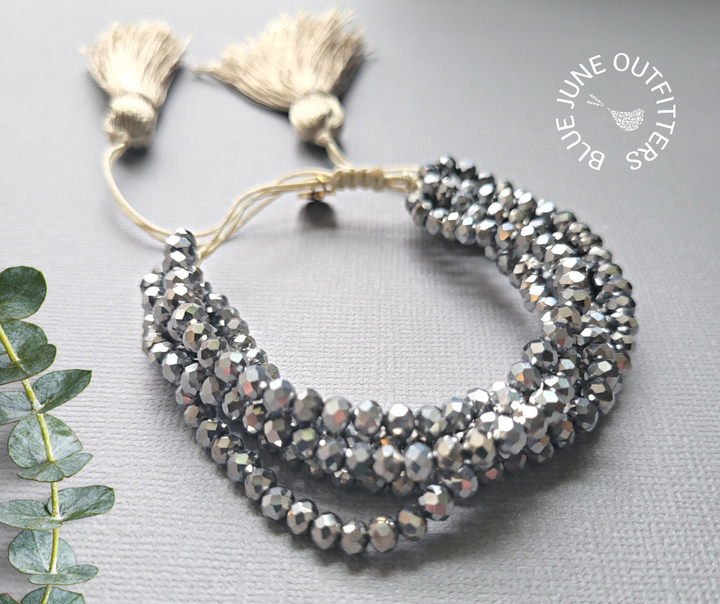 Bohemian Beaded Tassel Bracelet