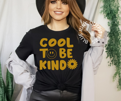 Kind To Be Cool | Retro Hippie Tee