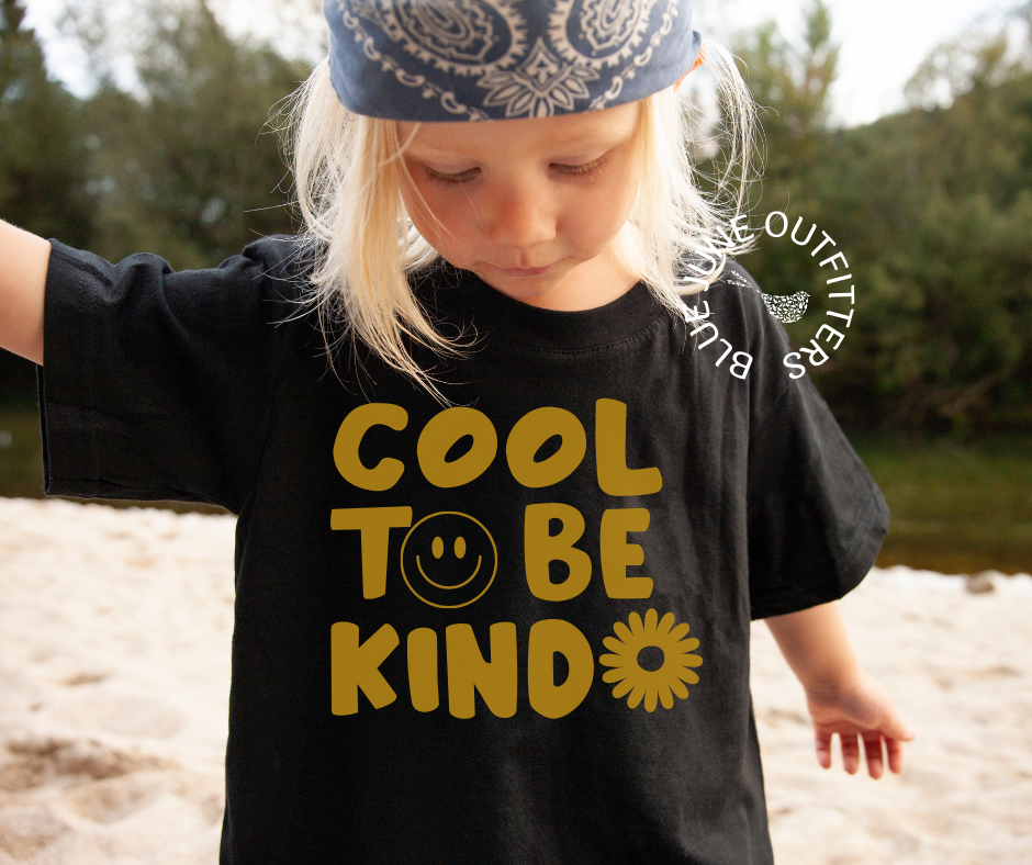 Cool To Be Kind | Retro Hippie Toddler Tee
