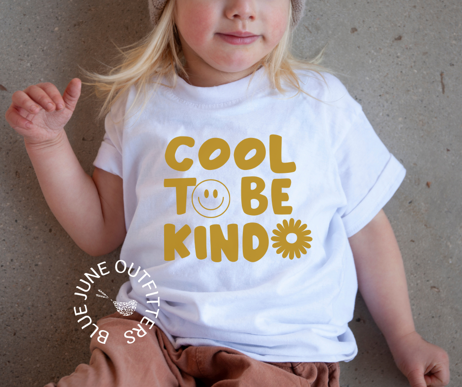 Cool To Be Kind | Retro Hippie Toddler Tee