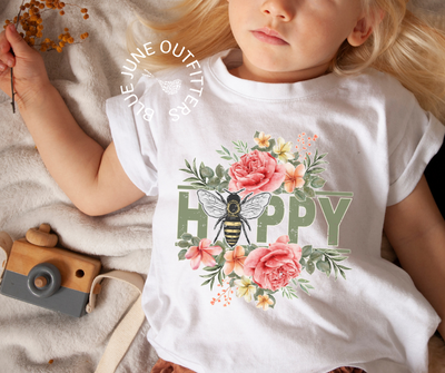 Bee Happy | Trendy Toddler Tee