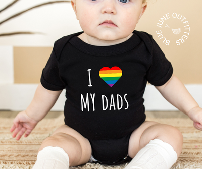 I Love My Dads | Baby Pride Bodysuit