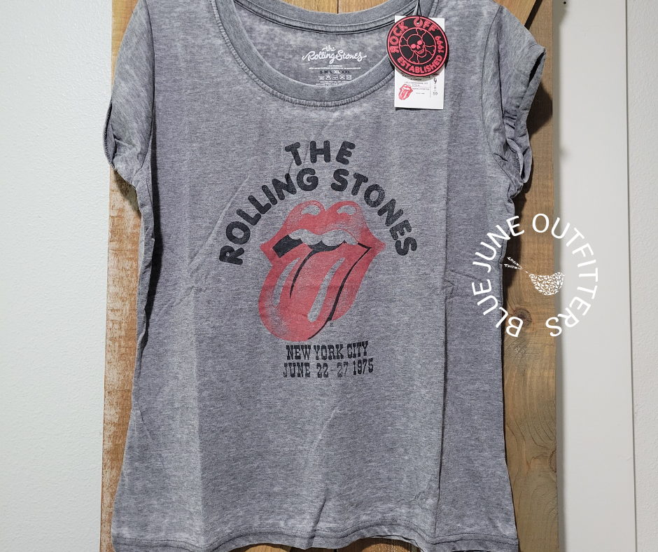 Ladies The Rolling Stones Burnout Tee | Officially Licensed