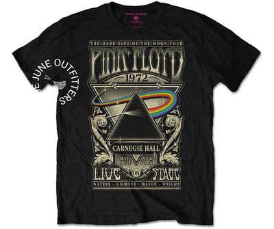 Pink Floyd Carnegie Hall Poster Tee | Officially Licensed