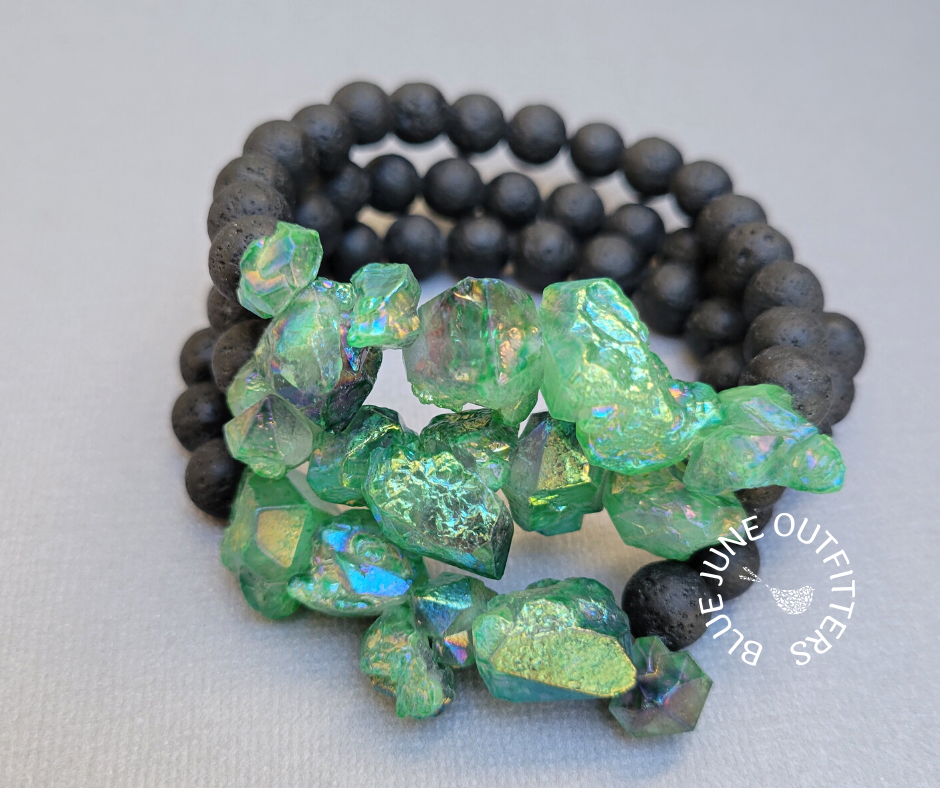 Aura Quartz Stretch Bracelet