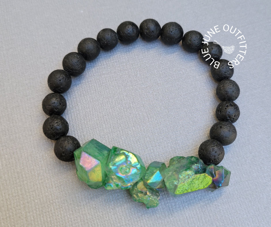 Aura Quartz Stretch Bracelet
