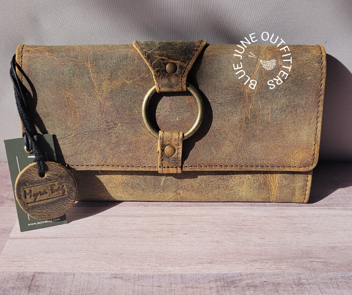 Women's Leather Wallet by Myra Bag