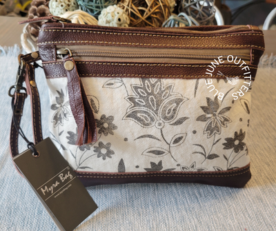 Creamy Petal Pouch by Myra Bag