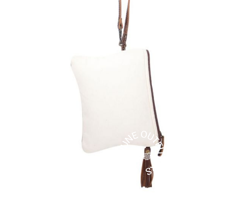 Creamy Petal Pouch by Myra Bag