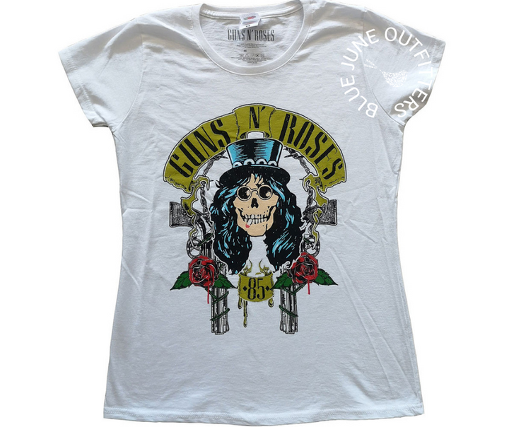 Ladies Guns n' Roses Slash Tee | Officially Licensed