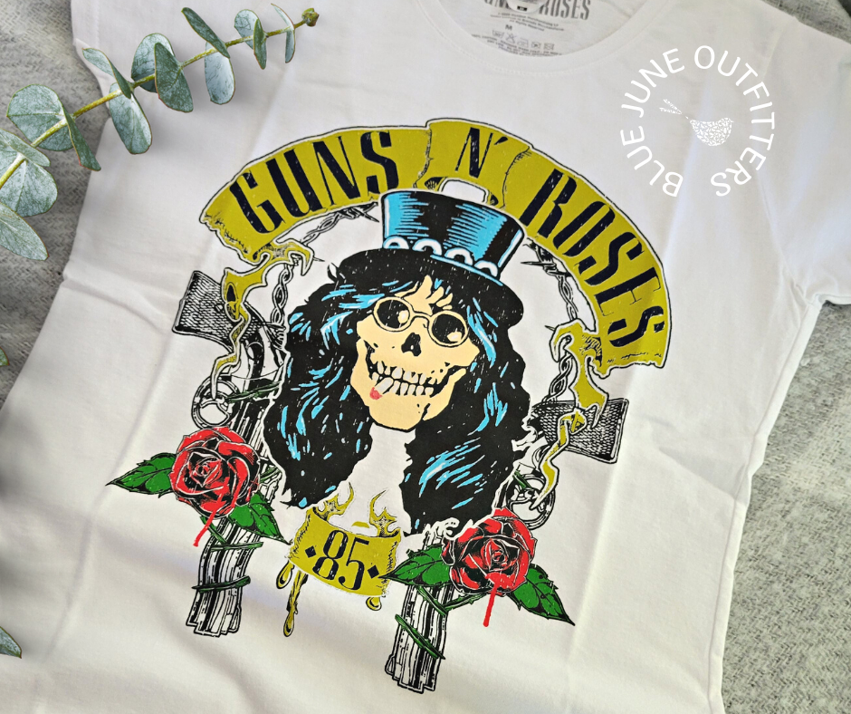 Ladies Guns n' Roses Slash Tee | Officially Licensed