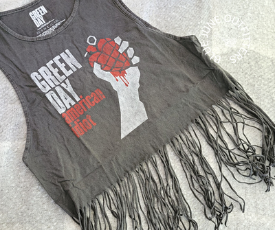 Green Day American Idiot Ladies Fringe Tank Top | Officially Licensed