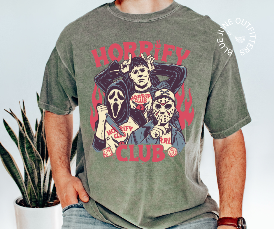 Horrify Club | Comfort Colors® Slasher Halloween Tee