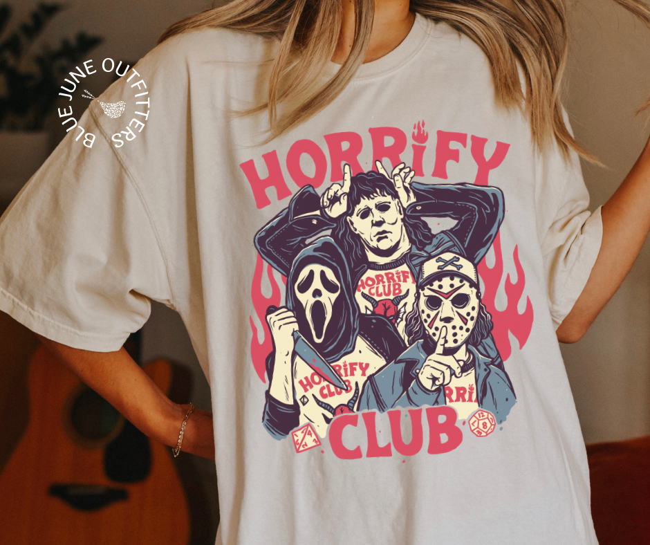 Horrify Club | Comfort Colors® Slasher Halloween Tee