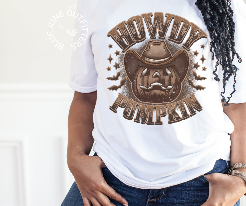 Howdy Pumpkin | Comfort Colors® Country Halloween Tee