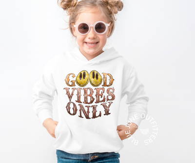 Good Vibes Only | Toddler 90's Vibe Hoodie