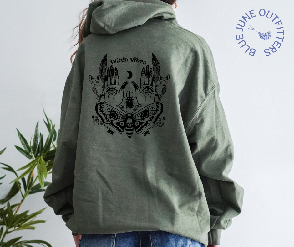 Celestial Witch Vibes | Unisex Pagan Hoodie