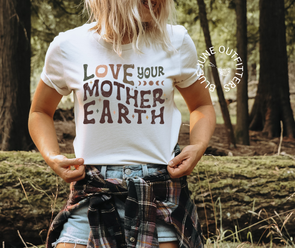Love Your Mother Earth | Boho Earth Day Unisex Tee
